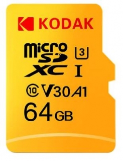 Kodak Micro SD Card U3 A1 V30 64GB