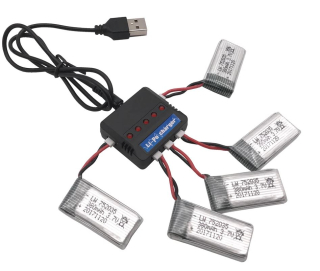 USB nabíječka 5v1 pro Lipo baterie 3.7V
